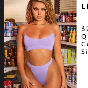 Oh Polly lavender bikini set
